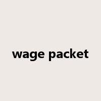 wage packet是什么意思