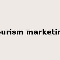 tourism marketing是什么意思