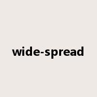 wide-spread是什么意思