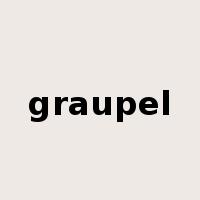 graupel是什么意思