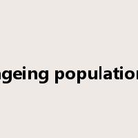 ageing population是什么意思