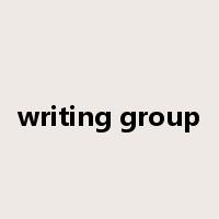 writing group是什么意思