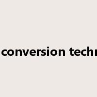 waste conversion techniques是什么意思