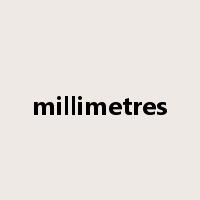 millimetres是什么意思