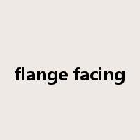 flange facing是什么意思
