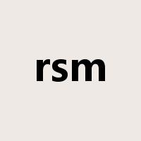 rsm是什么意思