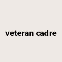 veteran cadre是什么意思