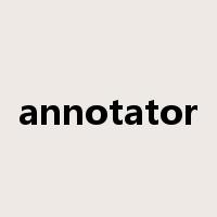 annotator是什么意思