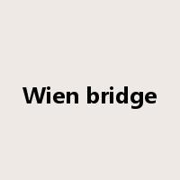 Wien bridge是什么意思