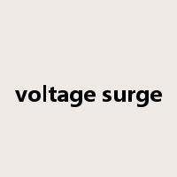 voltage surge是什么意思