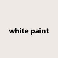 white paint是什么意思