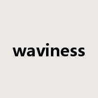 waviness是什么意思