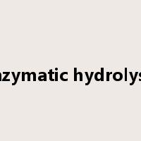 Enzymatic hydrolysis是什么意思