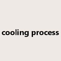 cooling process是什么意思