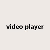 video player是什么意思