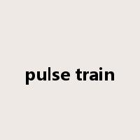 pulse train是什么意思
