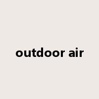 outdoor air是什么意思