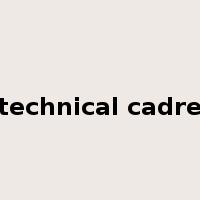 technical cadre是什么意思
