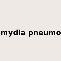 Chlamydia pneumoniae是什么意思