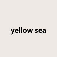 yellow sea是什么意思