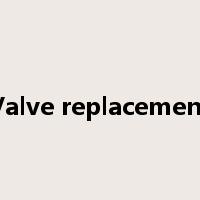 Valve replacement是什么意思