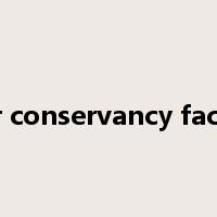 water conservancy facilities是什么意思