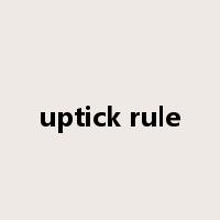 uptick rule是什么意思