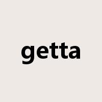 getta是什么意思