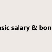 Basic salary & bonus是什么意思