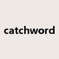 catchword是什么意思