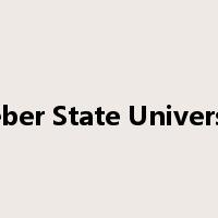Weber State University是什么意思