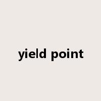 yield point是什么意思