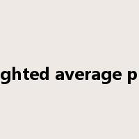 weighted average price是什么意思