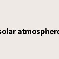 solar atmosphere是什么意思
