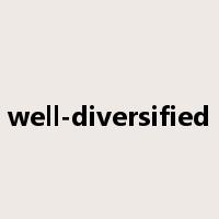 well-diversified是什么意思