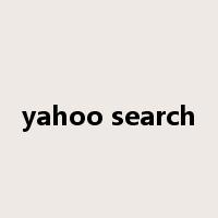 yahoo search是什么意思
