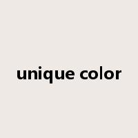 unique color是什么意思