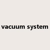vacuum system是什么意思