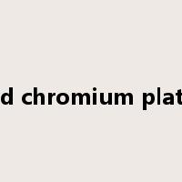 hard chromium plating是什么意思