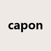 capon是什么意思