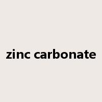 zinc carbonate是什么意思