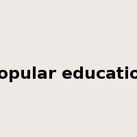 popular education是什么意思
