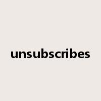 unsubscribes是什么意思