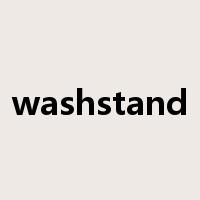 washstand是什么意思
