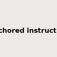 anchored instruction是什么意思