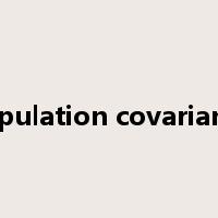 population covariance是什么意思