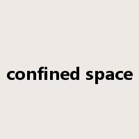 confined space是什么意思