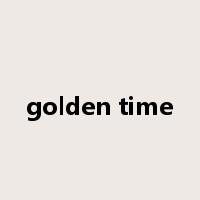 golden time是什么意思
