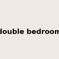 double bedroom是什么意思