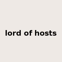 lord of hosts是什么意思